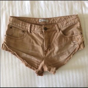 📦Free People tan shorts